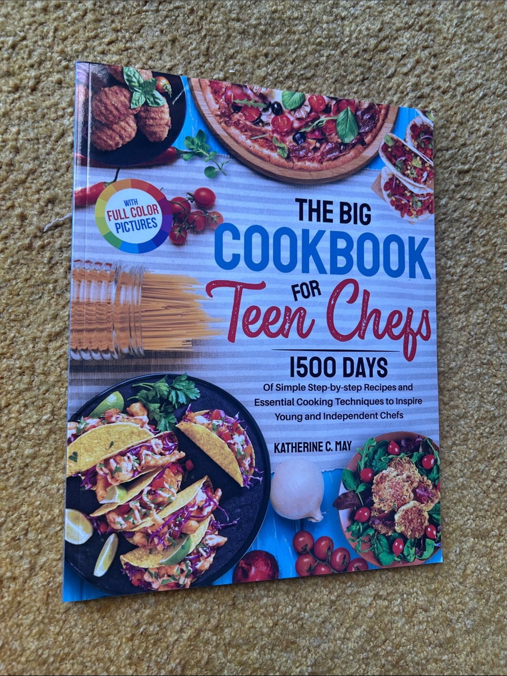 The Big Cookbook for Teen Chefs - Blue & Red Cover